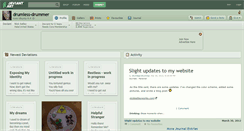 Desktop Screenshot of drumless-drummer.deviantart.com