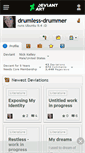 Mobile Screenshot of drumless-drummer.deviantart.com