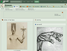 Tablet Screenshot of libraseyes.deviantart.com