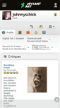 Mobile Screenshot of johnnyschick.deviantart.com