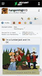 Mobile Screenshot of hangemhigh13.deviantart.com