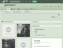 Tablet Screenshot of plateksniegucom.deviantart.com