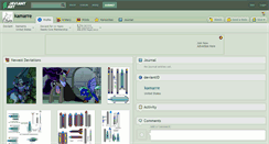 Desktop Screenshot of kamarre.deviantart.com