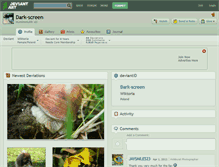 Tablet Screenshot of dark-screen.deviantart.com