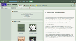 Desktop Screenshot of digital-coloring.deviantart.com