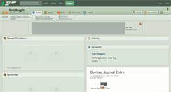 Desktop Screenshot of furryhugplz.deviantart.com