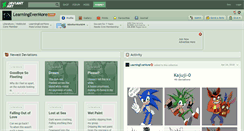 Desktop Screenshot of learningevermore.deviantart.com