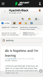 Mobile Screenshot of hyacinth-black.deviantart.com