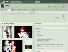 Tablet Screenshot of natvv.deviantart.com