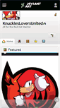 Mobile Screenshot of knucklesloversunited.deviantart.com