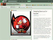 Tablet Screenshot of knucklesloversunited.deviantart.com