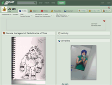 Tablet Screenshot of ju-san.deviantart.com