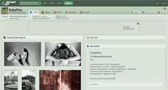 Desktop Screenshot of enjoyfluo.deviantart.com