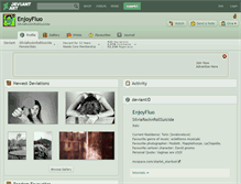 Tablet Screenshot of enjoyfluo.deviantart.com