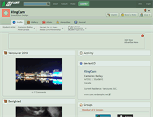 Tablet Screenshot of kingcam.deviantart.com