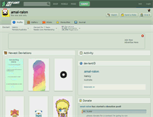 Tablet Screenshot of amai-raion.deviantart.com