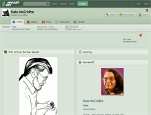 Tablet Screenshot of kate-mccridhe.deviantart.com