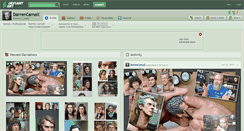Desktop Screenshot of darrencarnall.deviantart.com
