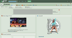 Desktop Screenshot of dynamoob.deviantart.com