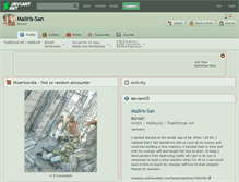 Tablet Screenshot of maliris-san.deviantart.com