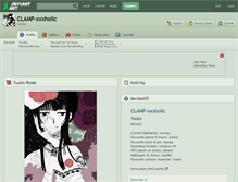 Tablet Screenshot of clamp-xxxholic.deviantart.com