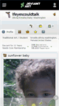 Mobile Screenshot of ifeyescouldtalk.deviantart.com
