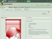 Tablet Screenshot of crankygargoyle.deviantart.com