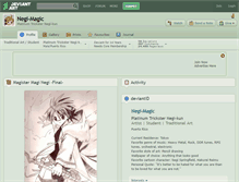 Tablet Screenshot of negi-magic.deviantart.com
