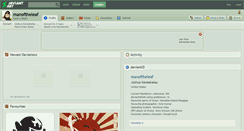 Desktop Screenshot of manoftheleaf.deviantart.com