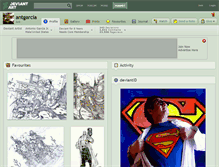 Tablet Screenshot of antgarcia.deviantart.com