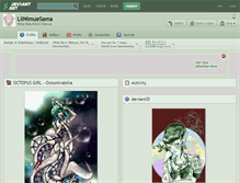 Tablet Screenshot of lilnimuesama.deviantart.com