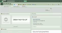 Desktop Screenshot of grow-the-fck-up.deviantart.com