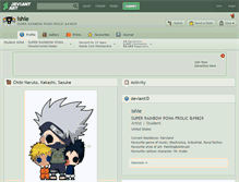 Tablet Screenshot of ishie.deviantart.com