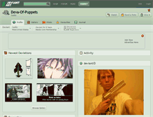 Tablet Screenshot of deva-of-puppets.deviantart.com