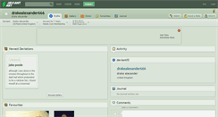 Desktop Screenshot of drakealexander666.deviantart.com