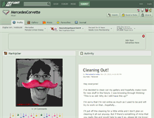 Tablet Screenshot of mercedescorvette.deviantart.com