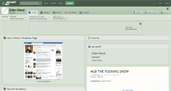 Desktop Screenshot of elder-wand.deviantart.com