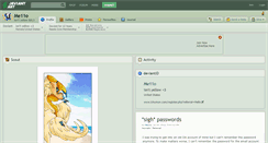 Desktop Screenshot of me11o.deviantart.com