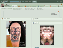 Tablet Screenshot of jarbaby.deviantart.com