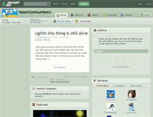 Tablet Screenshot of hatencomixunited.deviantart.com