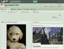 Tablet Screenshot of dark-vampiress-tsuki.deviantart.com