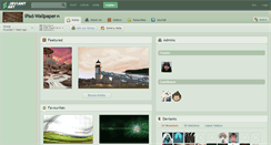 Desktop Screenshot of ipad-wallpaper.deviantart.com