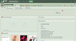 Desktop Screenshot of murasame-edge.deviantart.com