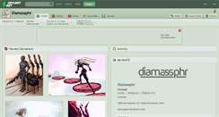 Desktop Screenshot of diamasaphr.deviantart.com