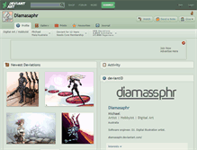 Tablet Screenshot of diamasaphr.deviantart.com