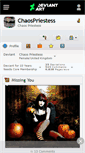 Mobile Screenshot of chaospriestess.deviantart.com