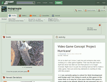 Tablet Screenshot of mojogroupie.deviantart.com