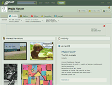 Tablet Screenshot of phalic-flower.deviantart.com