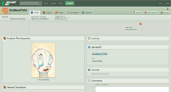 Desktop Screenshot of goddesschild.deviantart.com