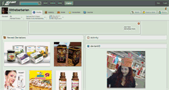 Desktop Screenshot of lilithebarbarian.deviantart.com